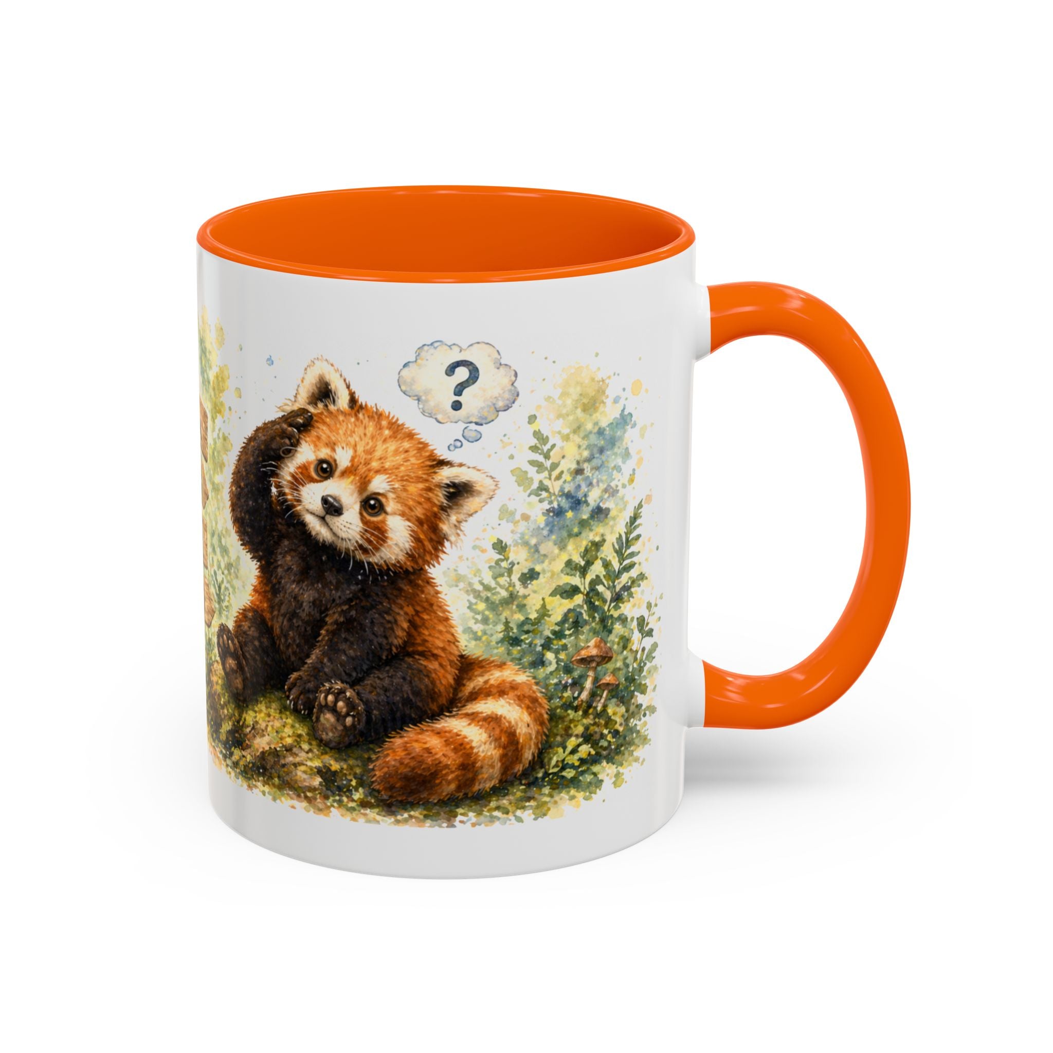 Red Panda Coffee Mug - Cute Woodland Animal Accent Mug (11/15oz)
