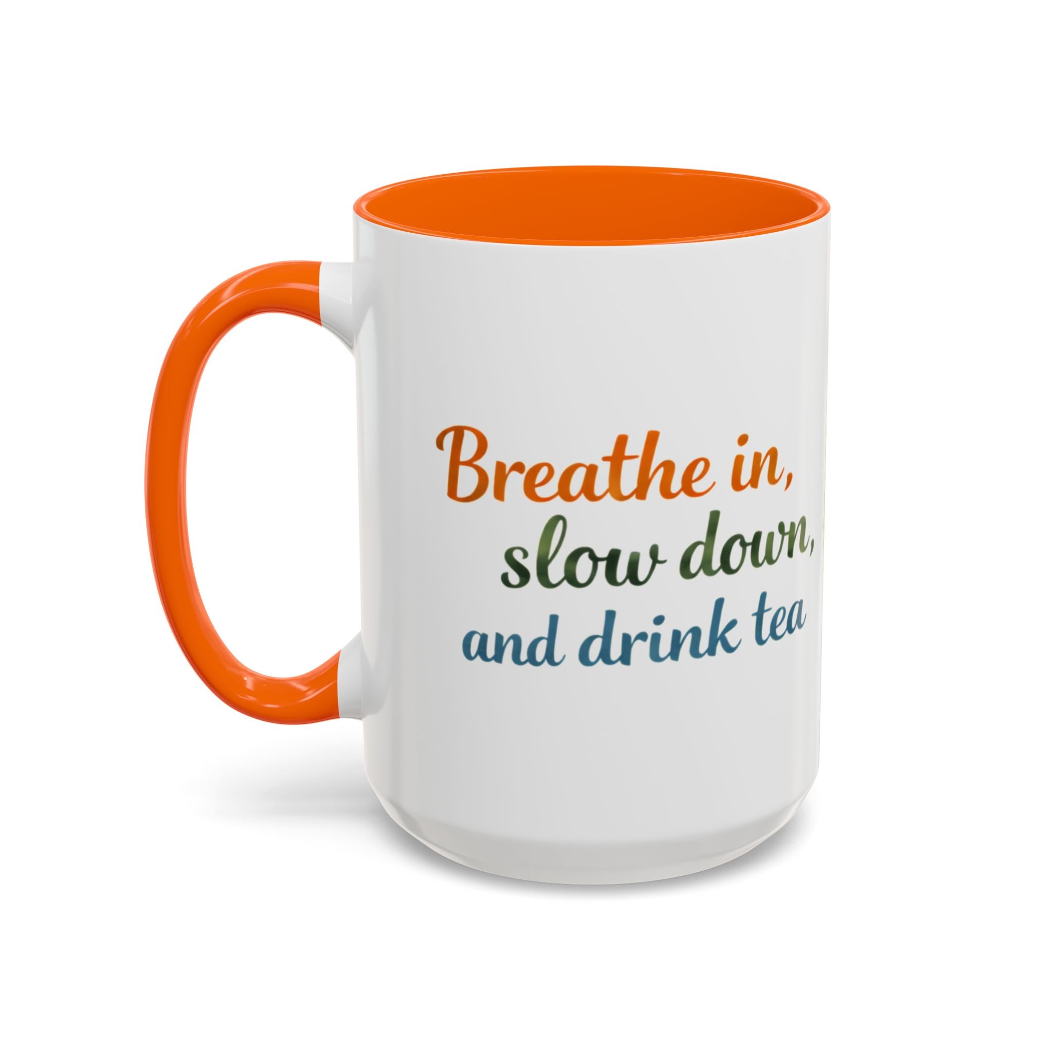 Red Panda Tea Mug — Cute Woodland Coffee Cup with 'Breathe in, slow down, and drink tea' Quote