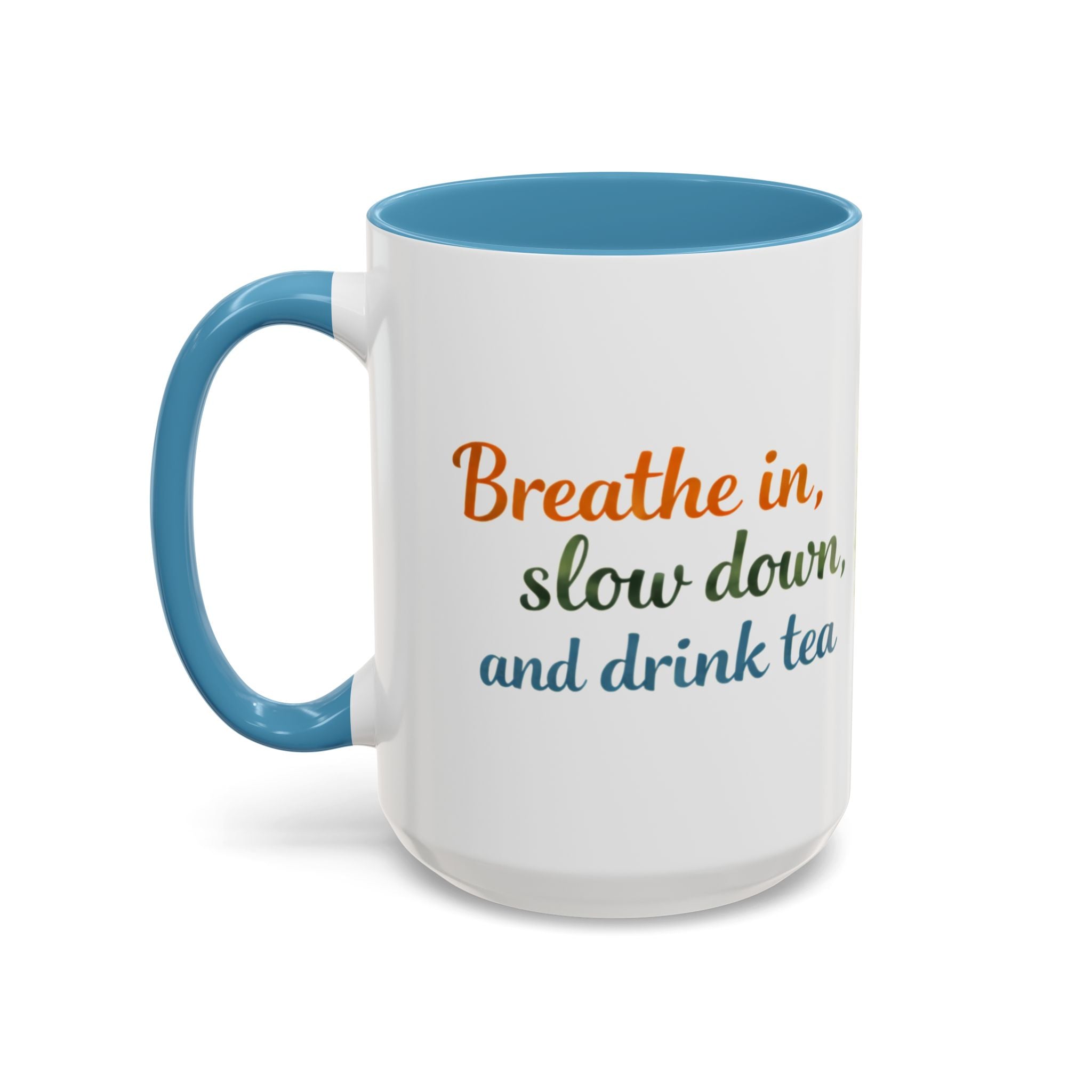 Red Panda Tea Mug — Cute Woodland Coffee Cup with 'Breathe in, slow down, and drink tea' Quote