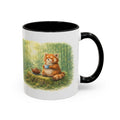 Red Panda Tea Mug — Cute Woodland Coffee Cup with 'Breathe in, slow down, and drink tea' Quote