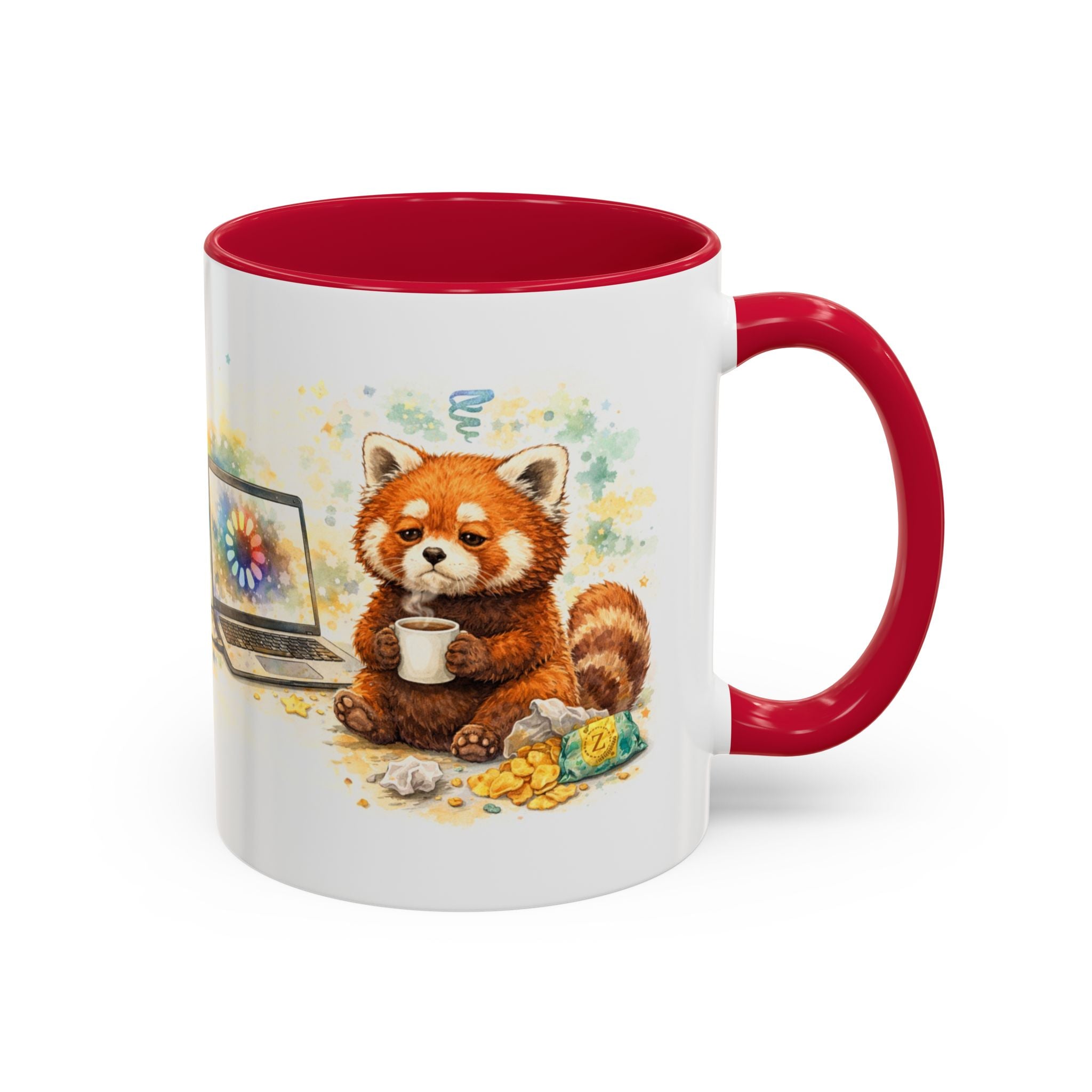 Red Panda Buffering Coffee Mug (11oz/15oz)