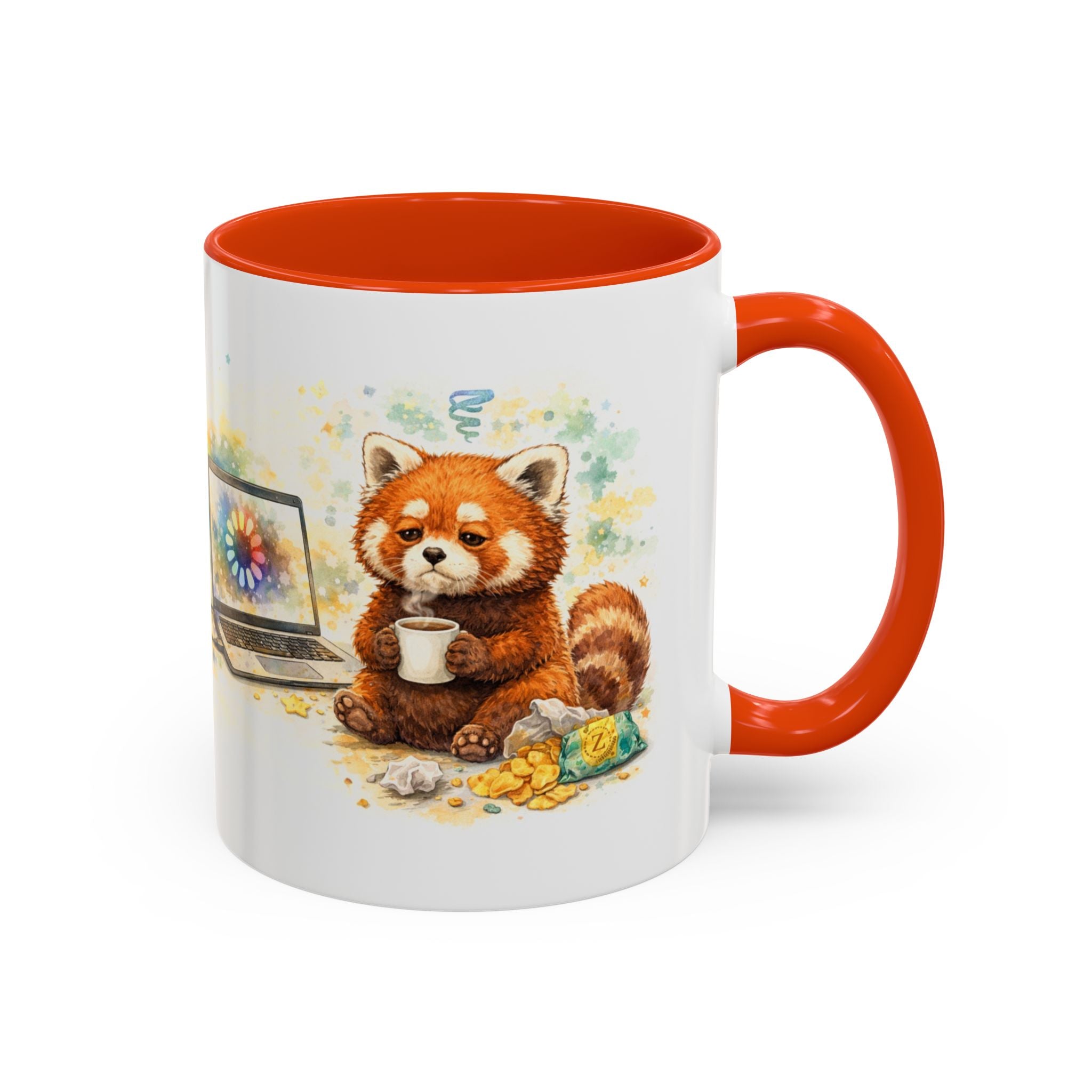 Red Panda Buffering Coffee Mug (11oz/15oz)