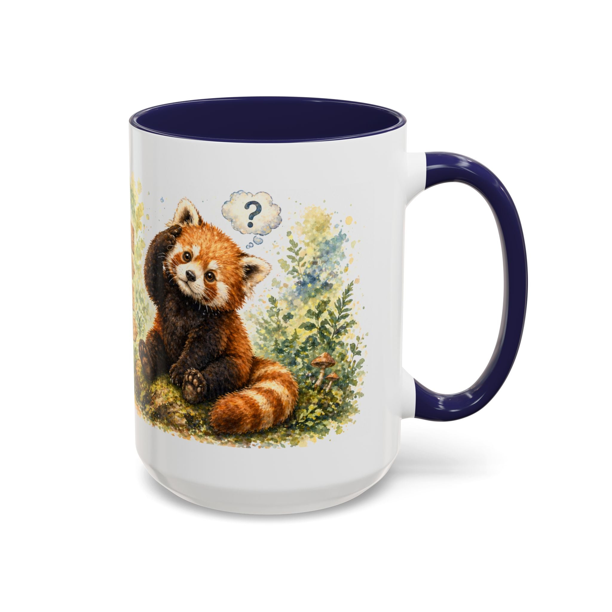 Red Panda Coffee Mug - Cute Woodland Animal Accent Mug (11/15oz)