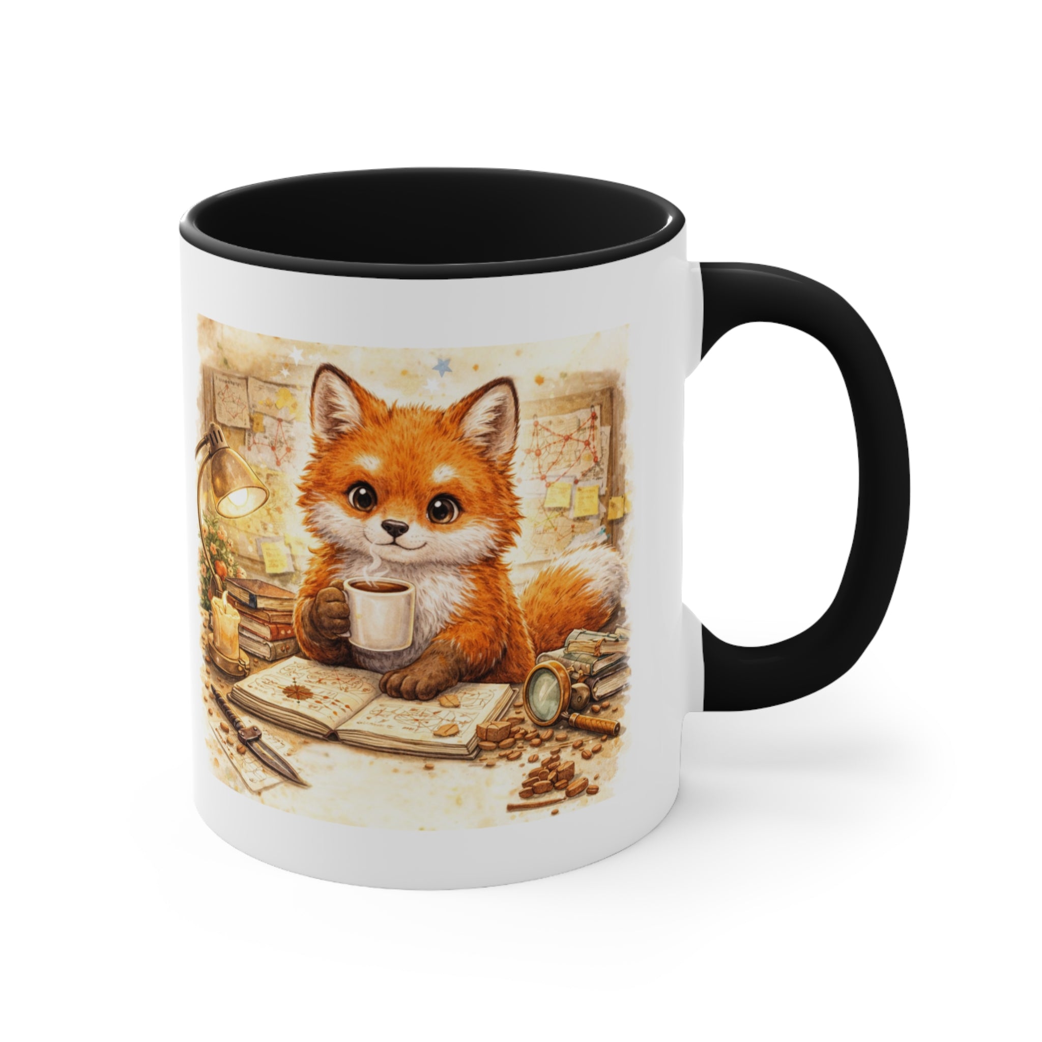 Cunning Plans Accent Mug —  Coffee Cup