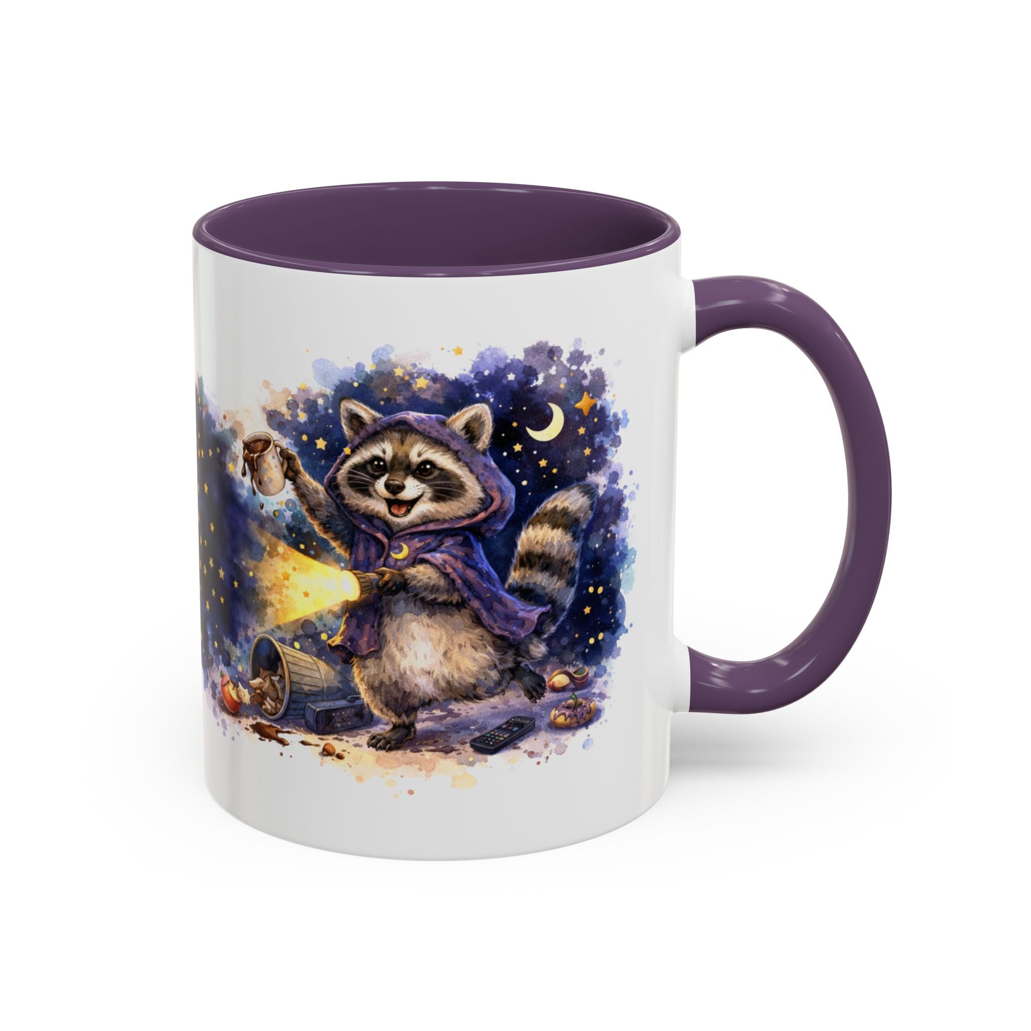 Raccoon Night Explorer Accent Coffee Mug (11/15oz)