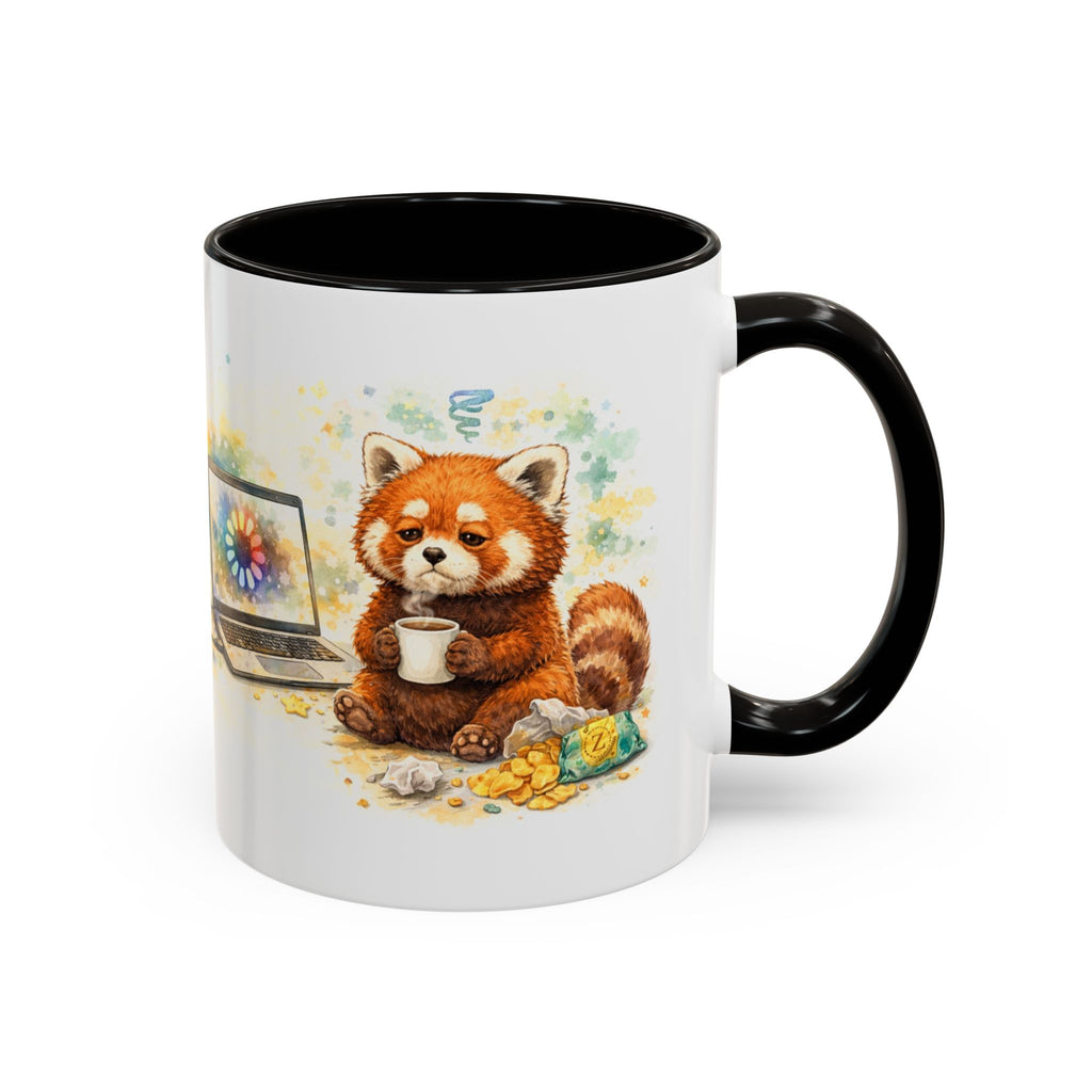 Red Panda Buffering Coffee Mug (11oz/15oz)