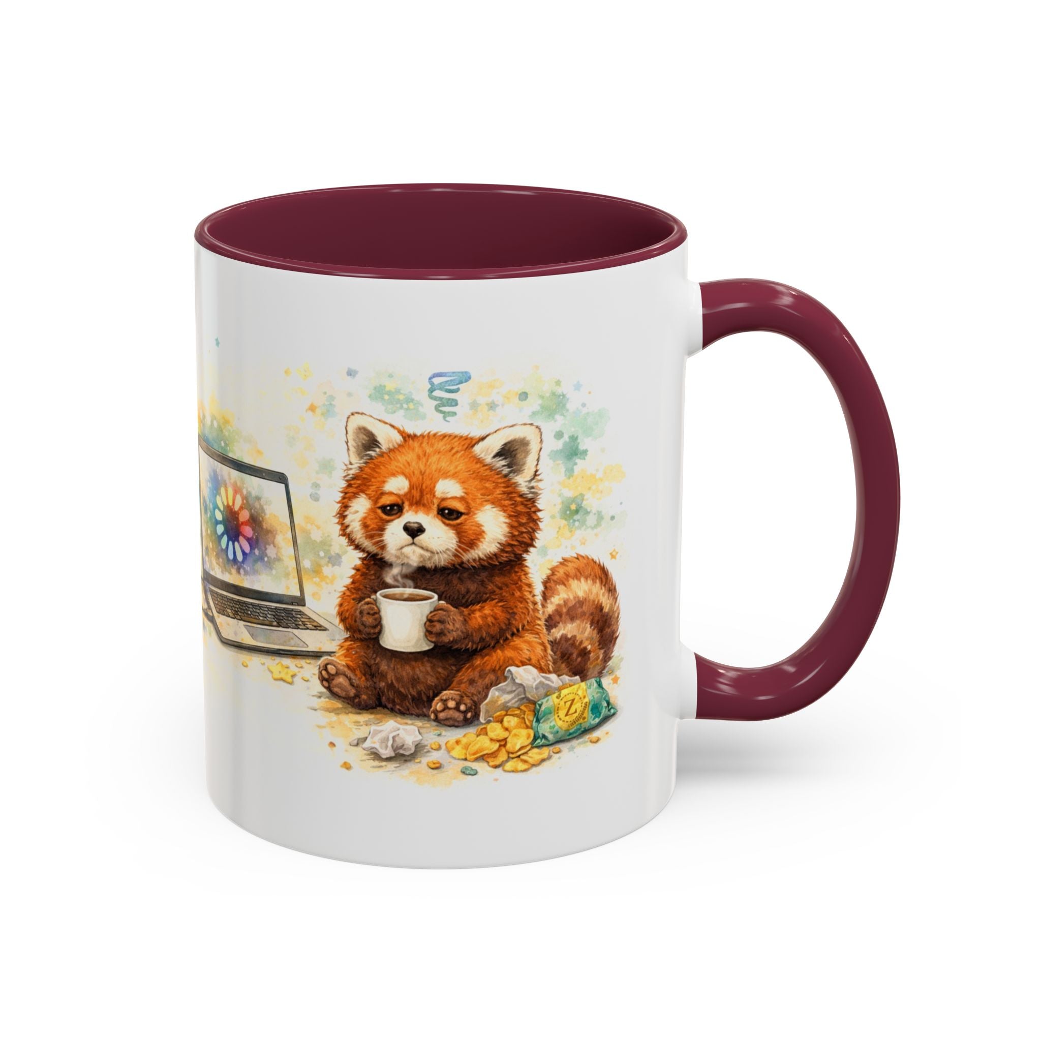 Red Panda Buffering Coffee Mug (11oz/15oz)