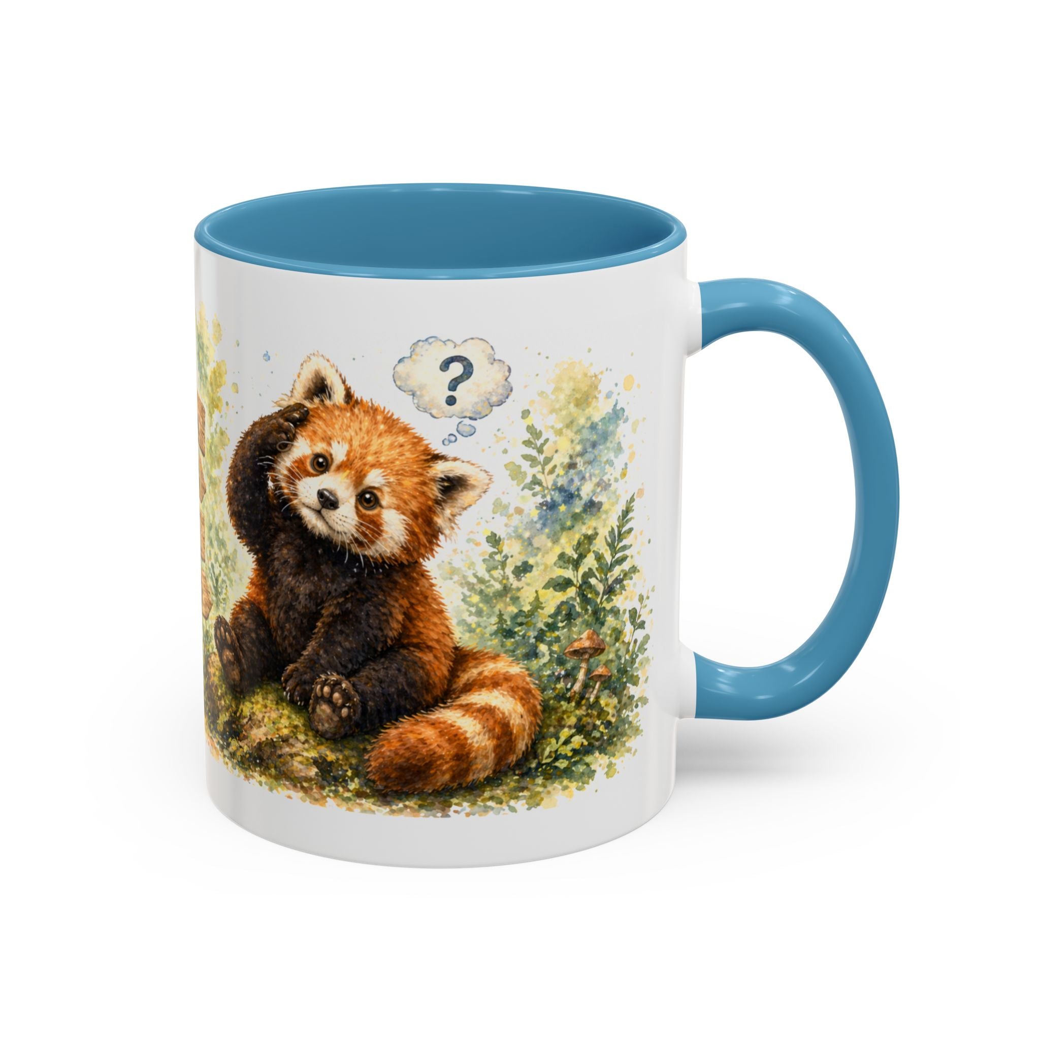 Red Panda Coffee Mug - Cute Woodland Animal Accent Mug (11/15oz)