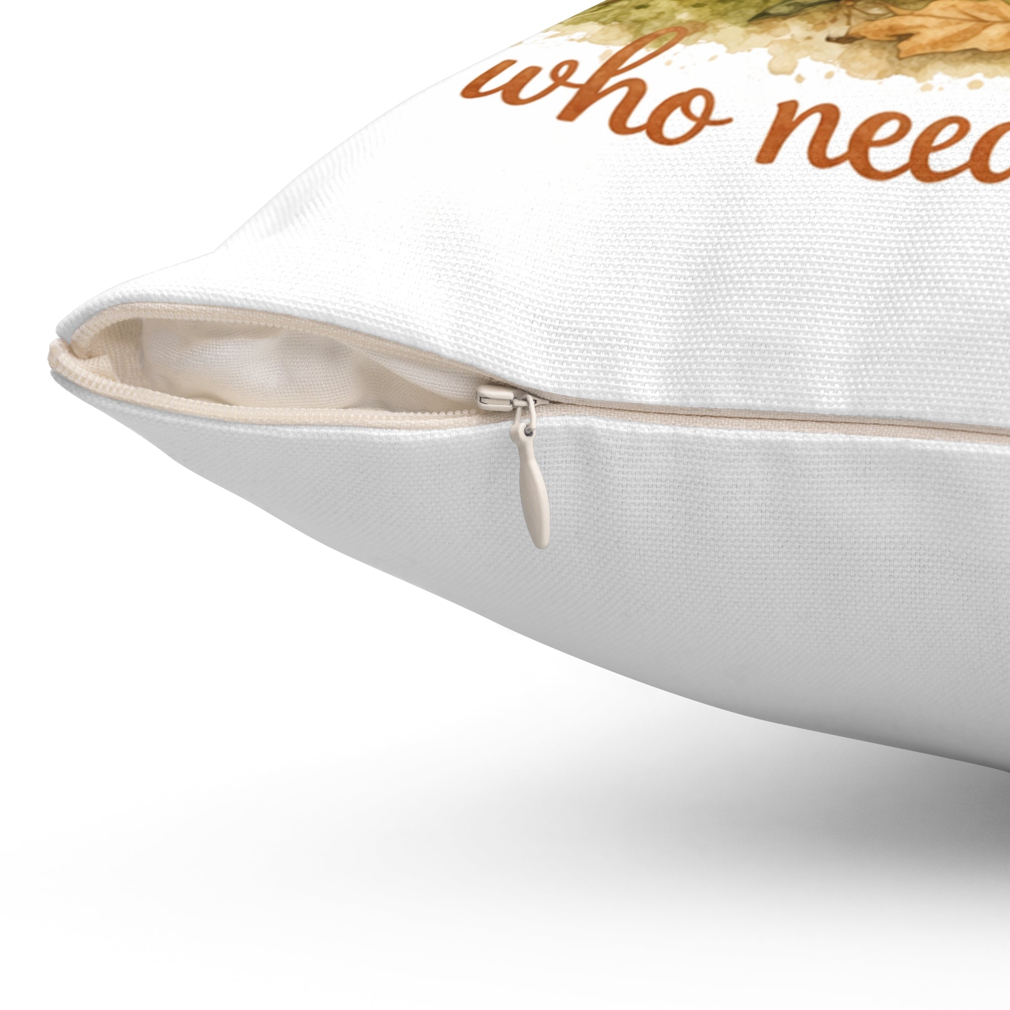 Hedgehog Nap Throw Pillow — "Just a little guy who needs a nap" Cute Woodland Decor