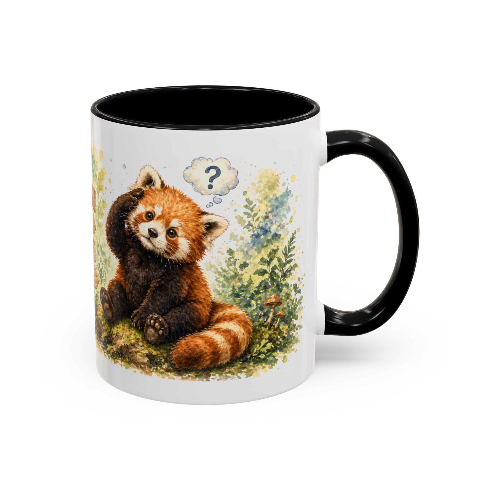 Red Panda Coffee Mug - Cute Woodland Animal Accent Mug (11/15oz)