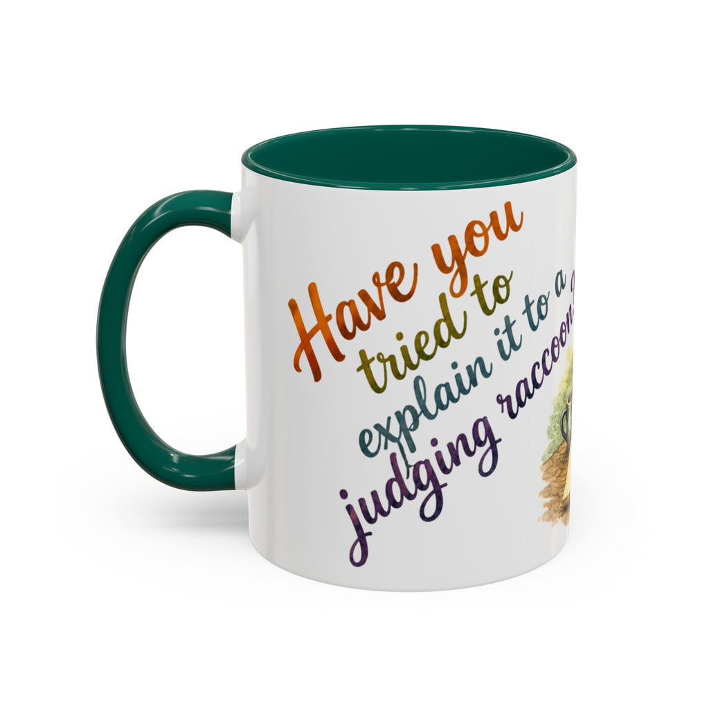 Raccoon Coffee Mug – Cute Raccoon at Laptop 11oz/15oz