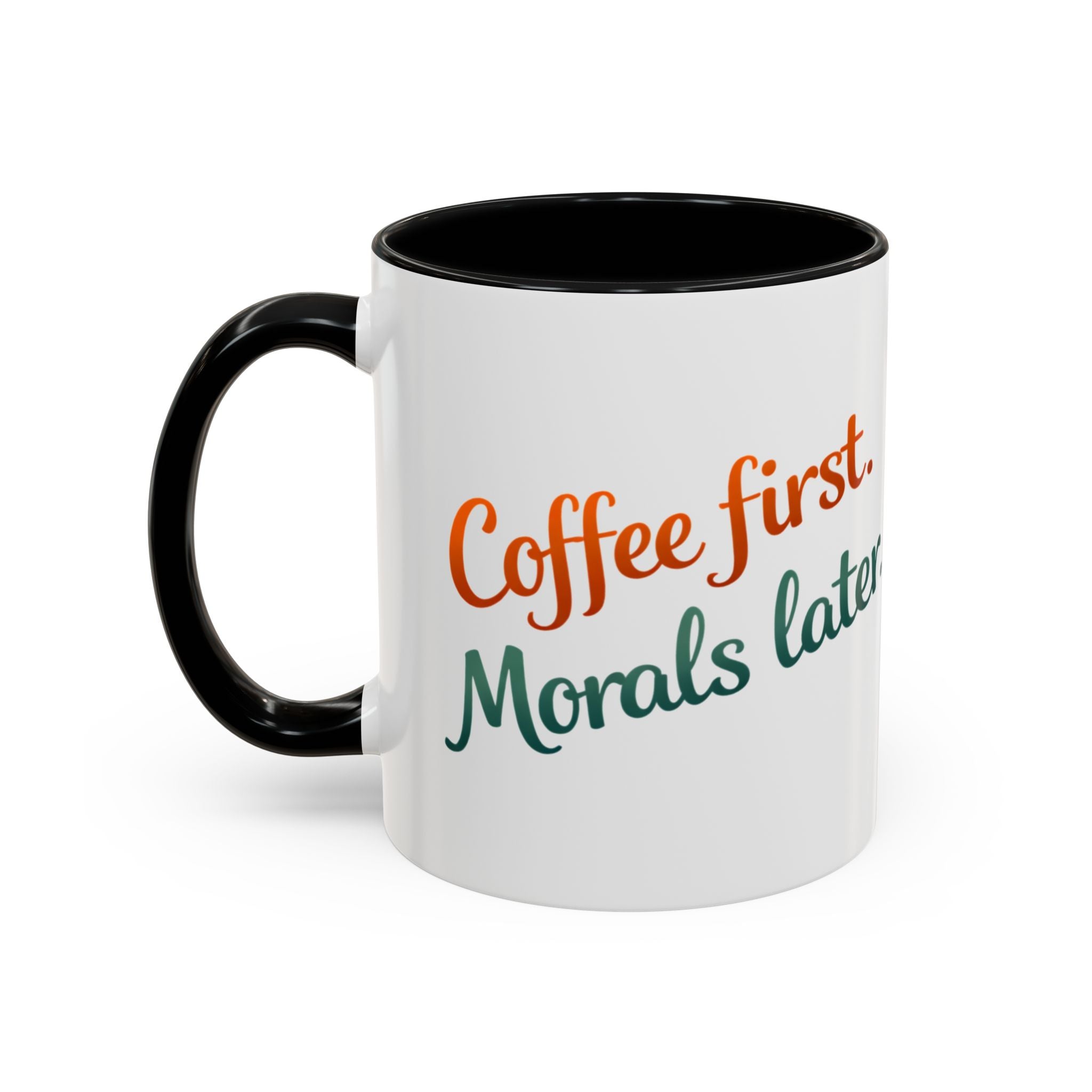 Fox Coffee Mug — 'Coffee First. Problems Later.' Cute Fox Tea/Coffee Gift