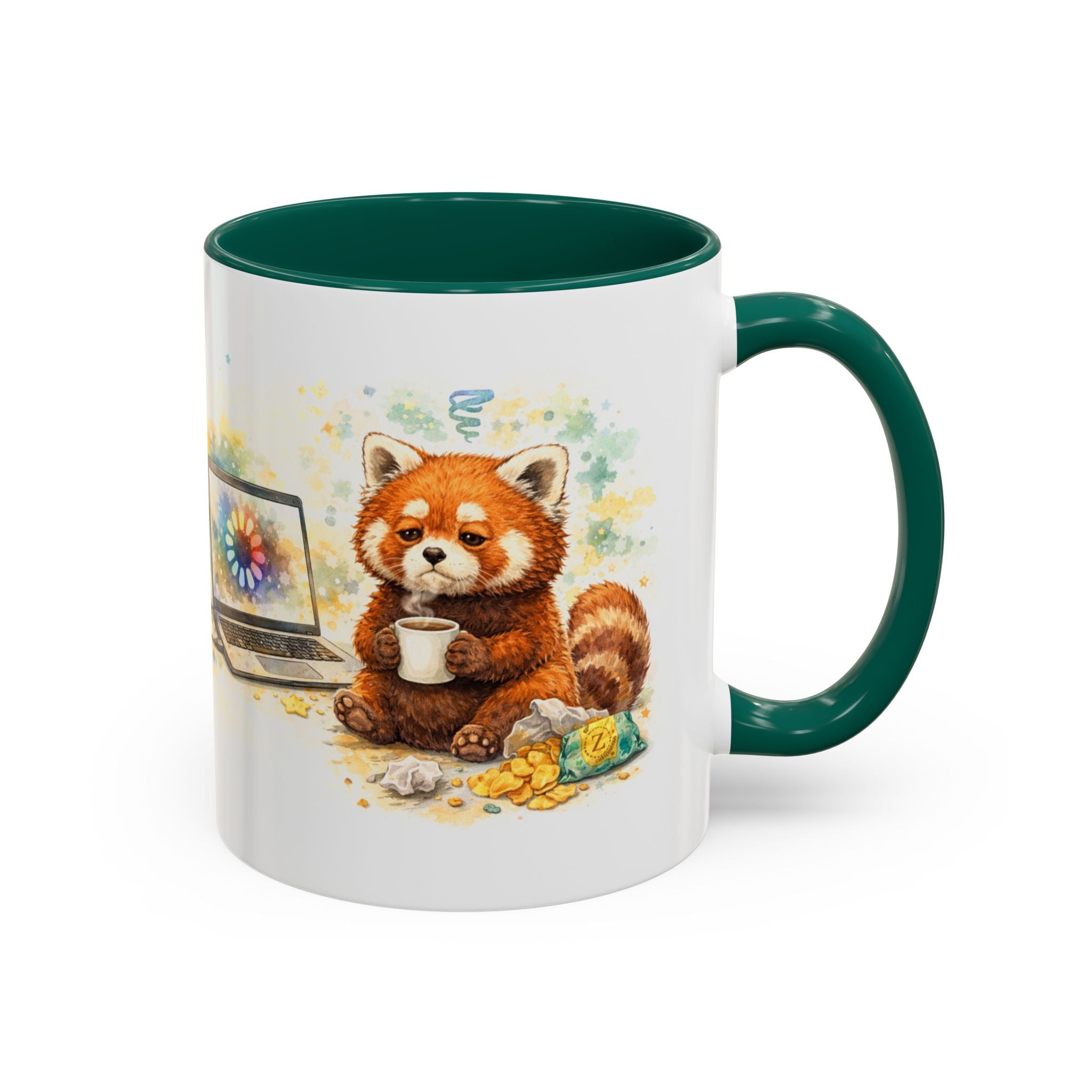 Red Panda Buffering Coffee Mug (11oz/15oz)