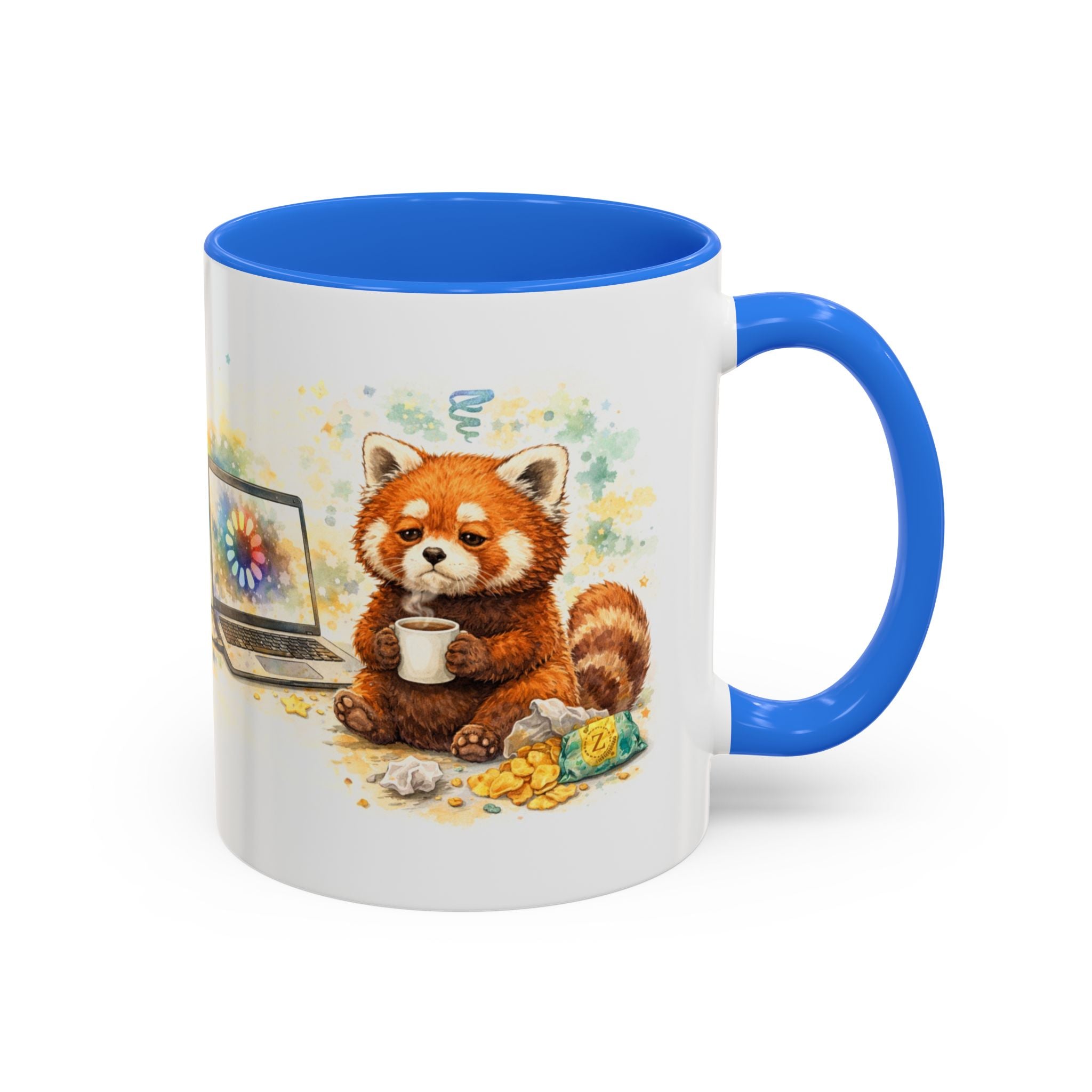 Red Panda Buffering Coffee Mug (11oz/15oz)
