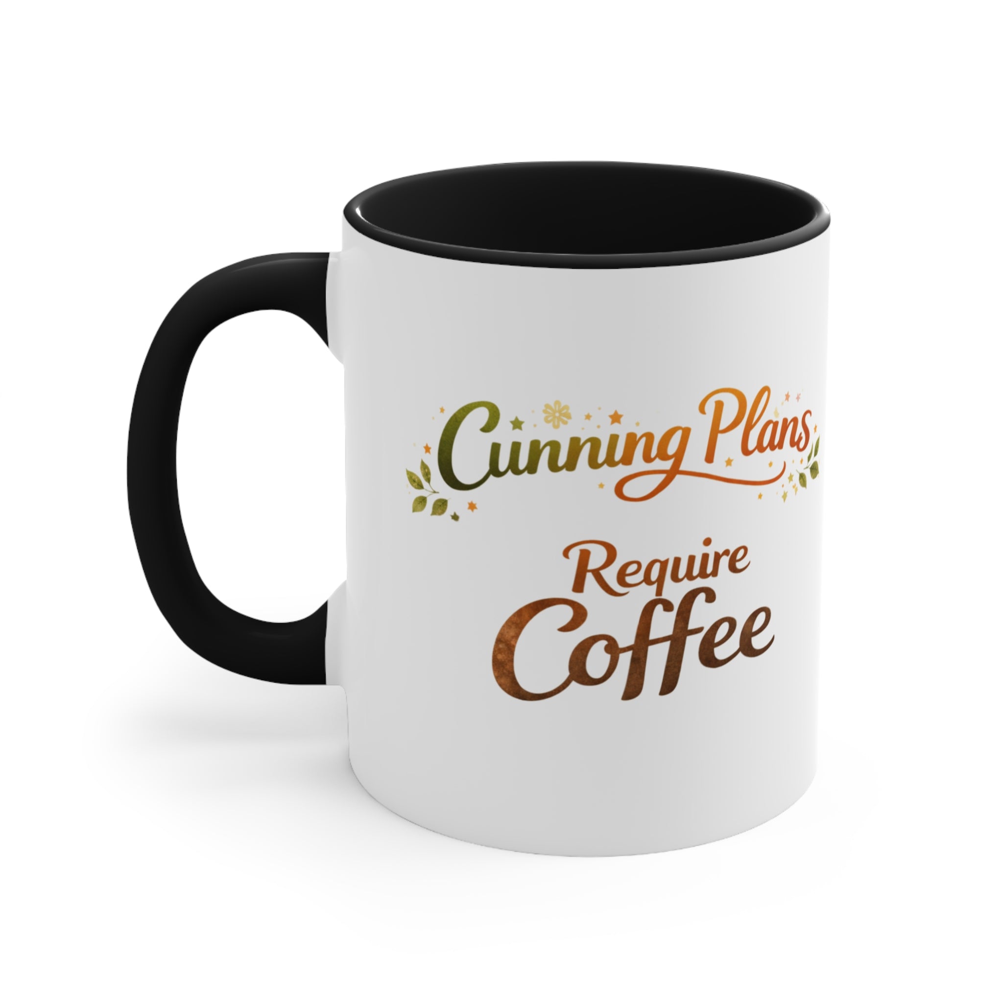 Cunning Plans Accent Mug —  Coffee Cup