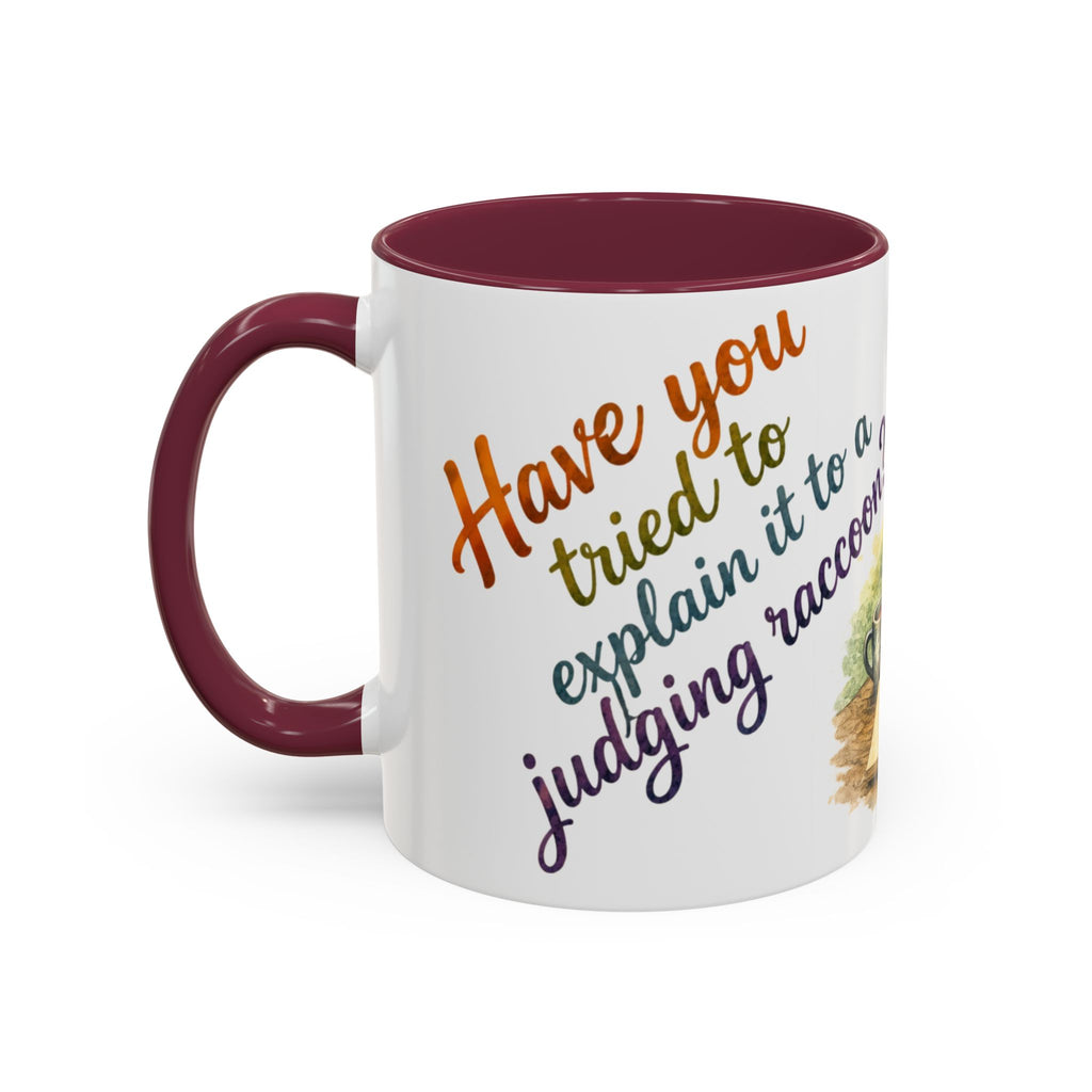 Raccoon Coffee Mug – Cute Raccoon at Laptop 11oz/15oz