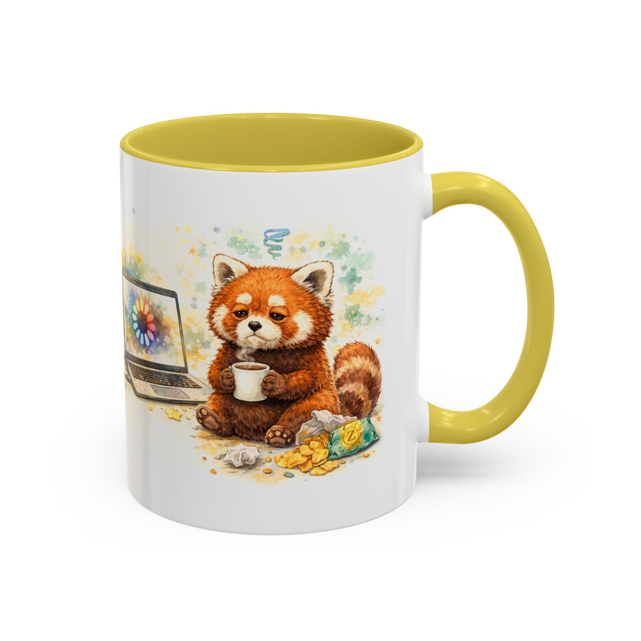 Red Panda Buffering Coffee Mug (11oz/15oz)
