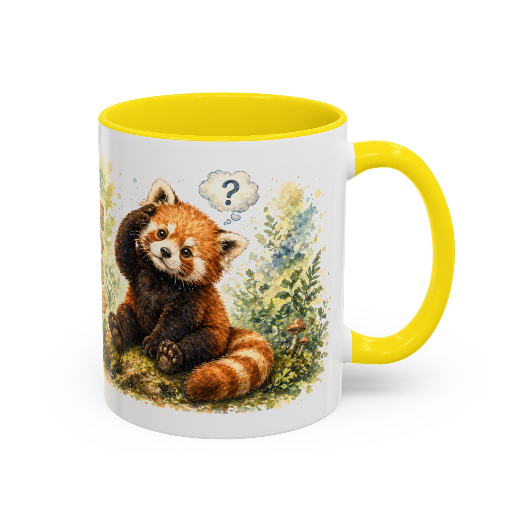 Red Panda Coffee Mug - Cute Woodland Animal Accent Mug (11/15oz)