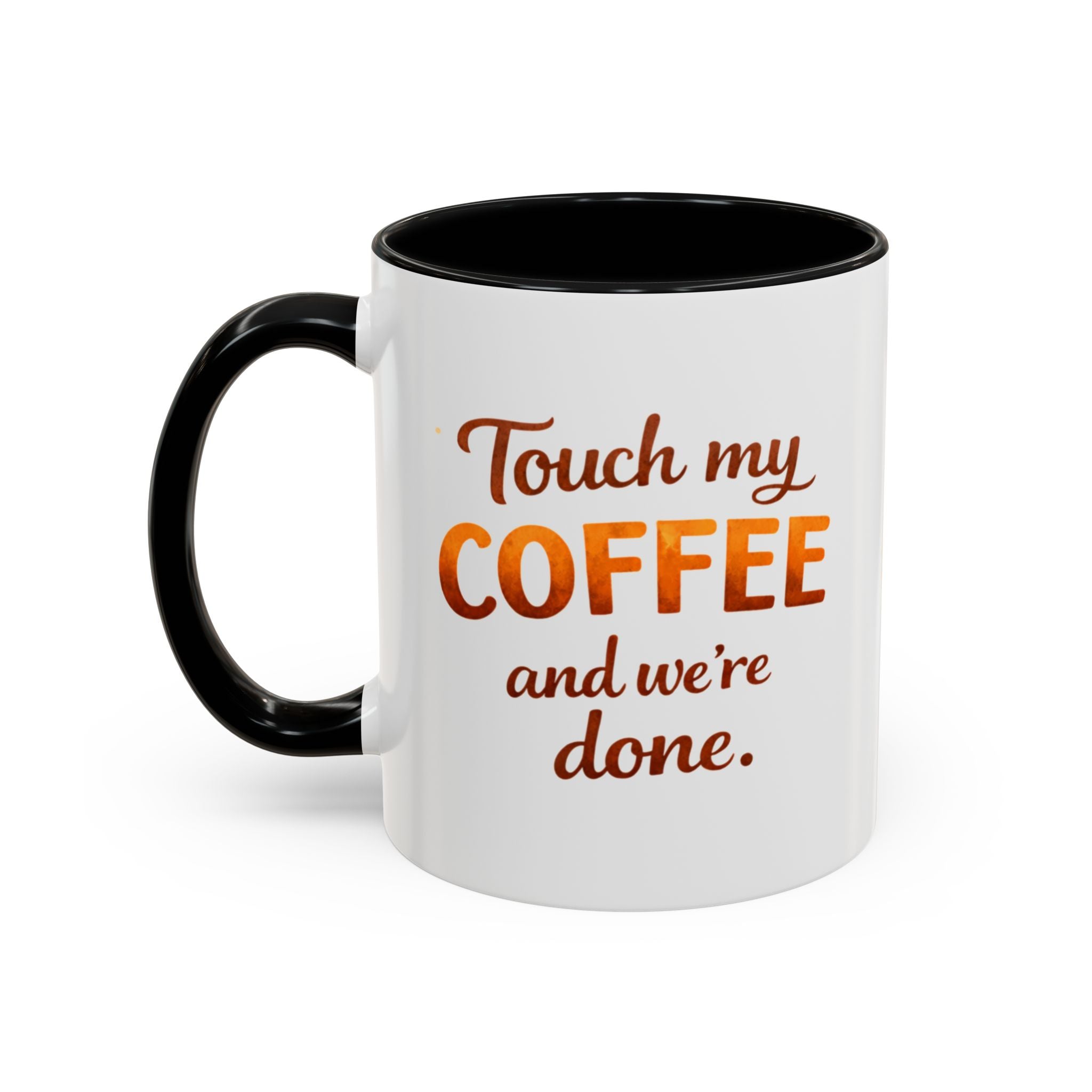 Cute Bunny Coffee Mug — Winking Bunny with Coffee (Accent 11/15oz)