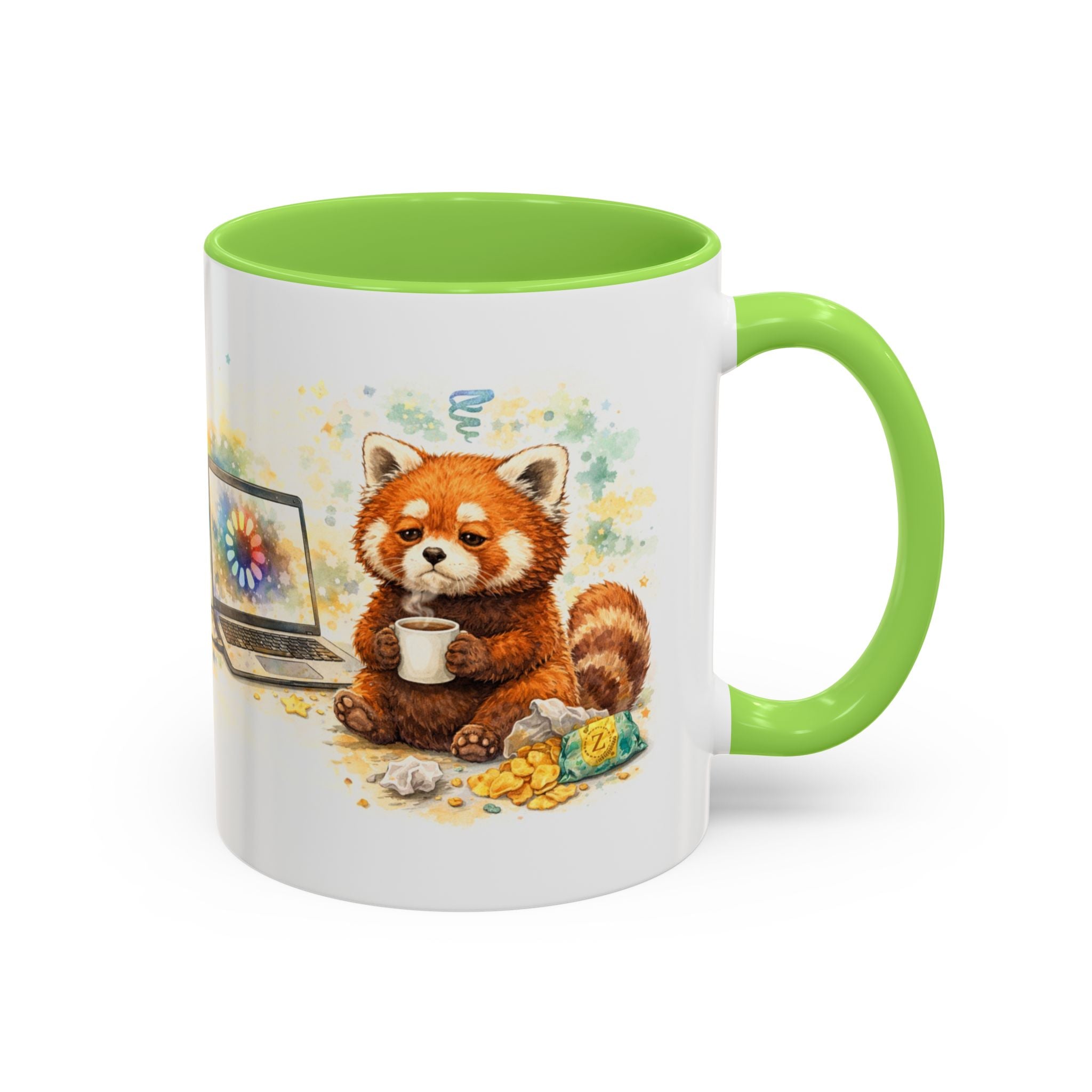 Red Panda Buffering Coffee Mug (11oz/15oz)